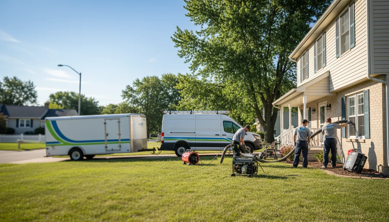Flooded Basement Restoration And Cleanup With Repair in Sergeant Bluff, IA near me